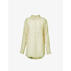  Monday Swimwear Monaco long-sleeved linen shirt