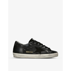  Golden Goose Super-Star suede star-patch leather trainers