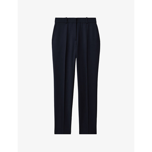  Reiss Gabi slip-pocket slim-leg mid-rise woven trousers