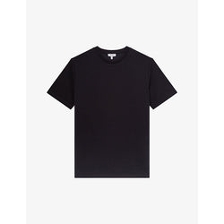  Reiss Bradley stitched-trim stretch woven-blend T-shirt