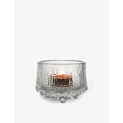 Iittala Ultima Thule glass tealight holder 6.5cm