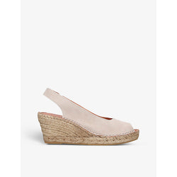 Carvela Comfort Sharon 2 open-toe suede wedge espadrilles