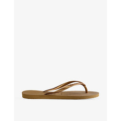 Havaianas Slim metallic rubber flip-flops | Havaianas