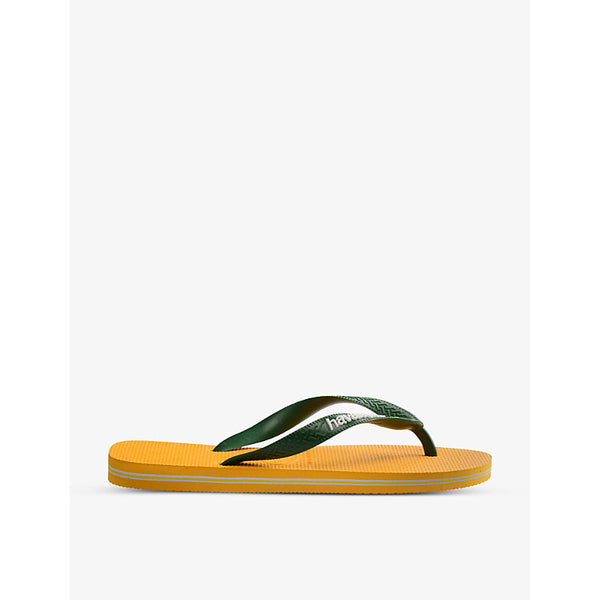  Havaianas Brasil-logo rubber flip flops