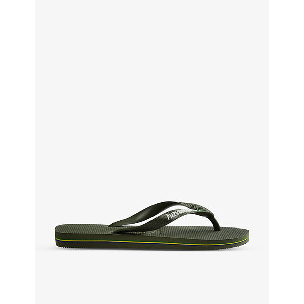 Havaianas Brasil-logo rubber flip flops