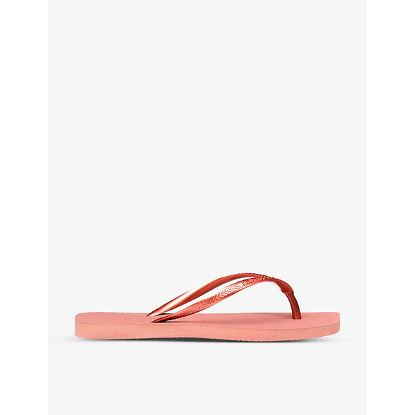  Havaianas Slim square-toe rubber flip flops