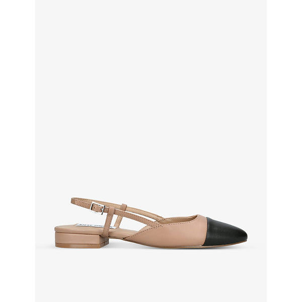  Steve Madden Belinda 217 contrast-panel leather slingback pumps