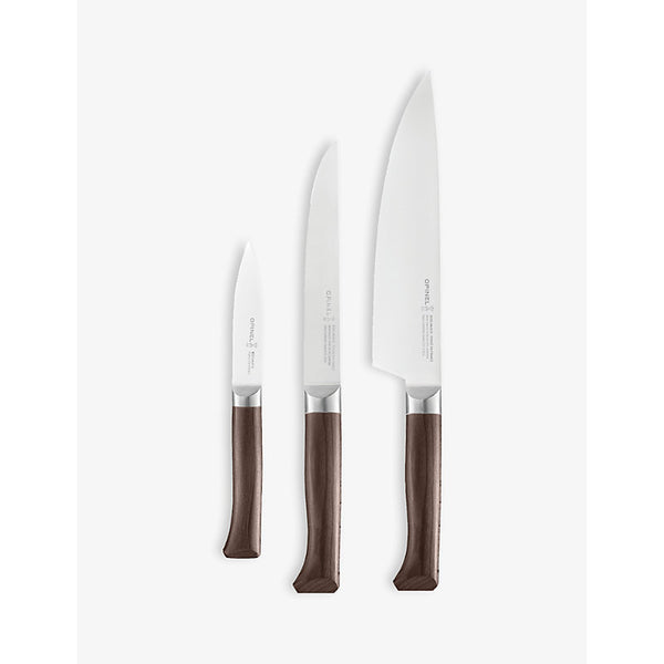 Opinel Les Forges 1890 Trio set-of-three stainless-steel knives