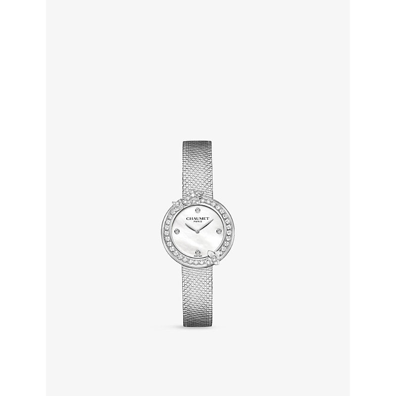 Chaumet Hortensia Eden stainless-steel and 1.05ct diamond quartz watch