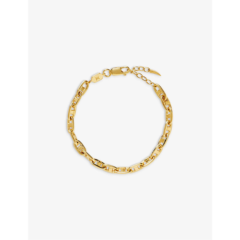 Missoma Mariner 18ct recycled yellow gold-plated brass chain bracelet | MISSOMA