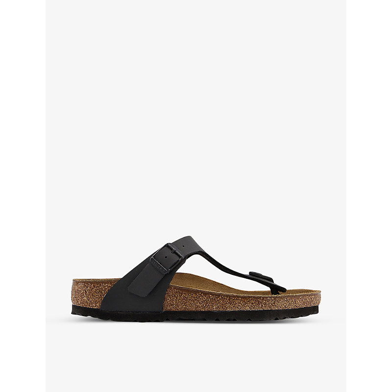 Birkenstock Branded-hardware faux-leather thong sandals | Birkenstock