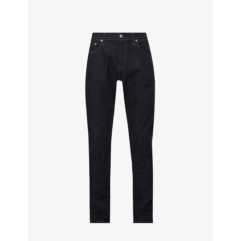  Citizens Of Humanity London brand-patch tapered-leg stretch-denim jeans