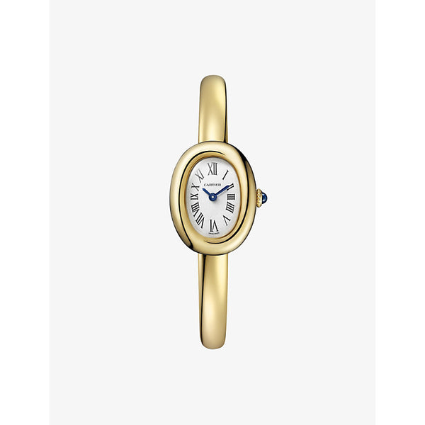 Cartier Baignoire 18ct yellow-gold quartz watch