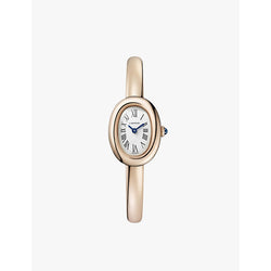 Cartier Baignoire 18ct rose-gold quartz watch