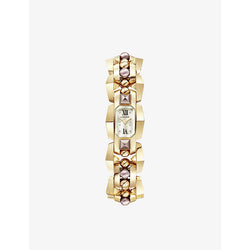 Cartier CRWGMB0002 Clash [Un]limited 18ct yellow-gold and violet-gold quartz watch