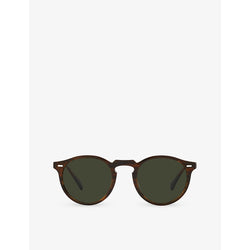  Oliver Peoples OV5456SU Gregory Peck round-frame acetate sunglasses