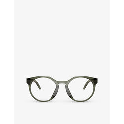  Oakley OX8139 HSTN round-frame acetate optical glasses