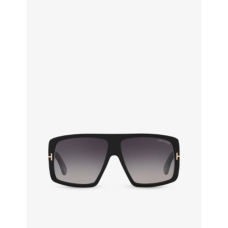  Tom Ford TR001642 Raven rectangle-frame acetate sunglasses