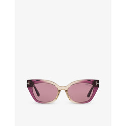  Tom Ford TR001638 Juliette cat eye-frame acetate sunglasses