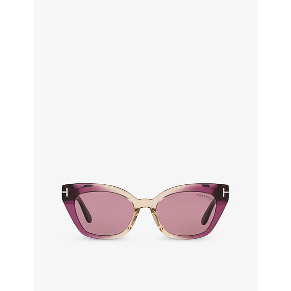  Tom Ford TR001638 Juliette cat eye-frame acetate sunglasses