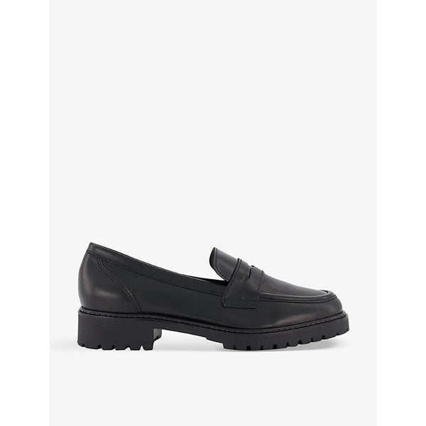  Dune Gild cleated-sole leather penny loafer