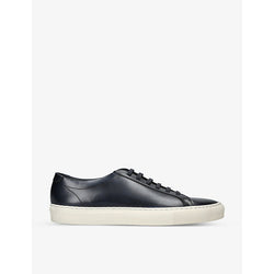 Loake Sprint contrast-stich leather low-top trainers