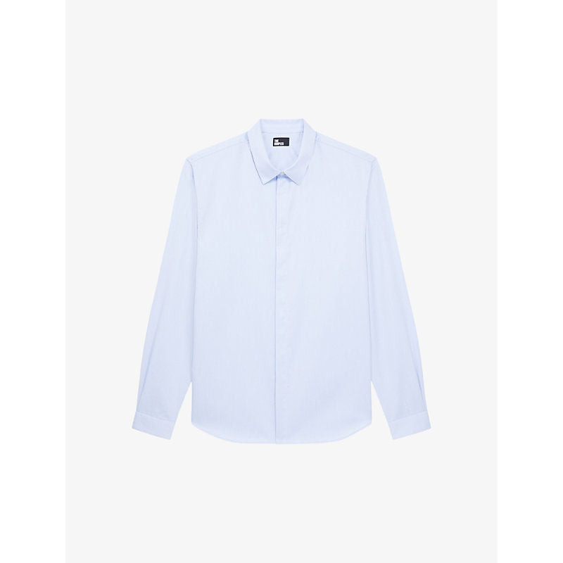  The Kooples Regular-fit long-sleeve cotton shirt