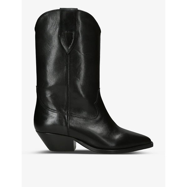  Isabel Marant Duerto pointed-toe leather heeled cowboy boots