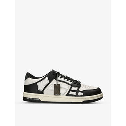  Amiri Skel panelled leather low-top trainers