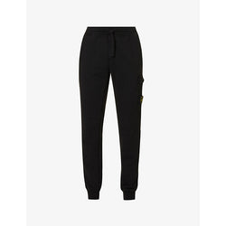  Stone Island Brand-patch zip-pocket cotton-jersey jogging bottoms