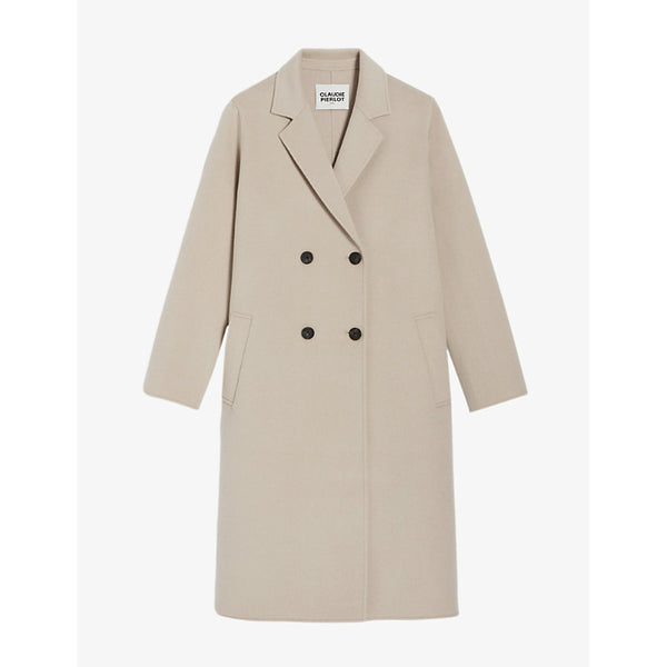  Claudie Pierlot Galantbis straight-fit double-breasted wool coat