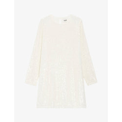  Claudie Pierlot Rififi sequin-embellished stretch-woven mini dress