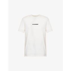  Jil Sander Graphic-print round-neck cotton-jersey T-shirt