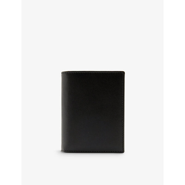 Comme Des Garcons Classic note-slot leather bifold wallet