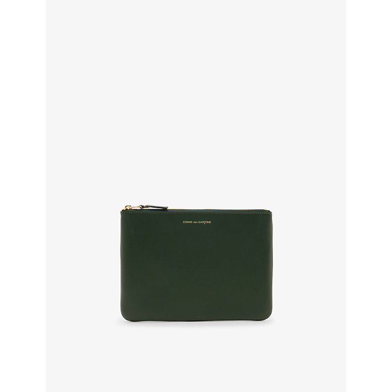  Comme Des Garcons Classic logo-print leather wallet