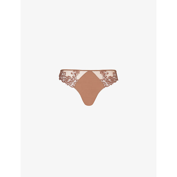 Simone Perele Saga mesh and stretch-lace thong