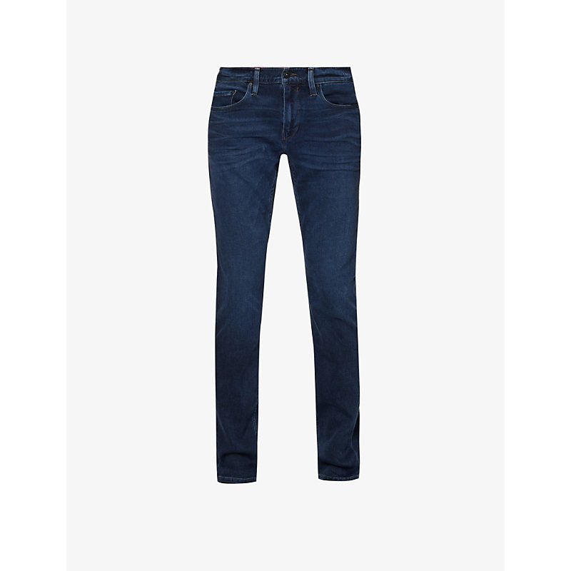  Paige Lennox belt-loop slim-fit stretch-denim jeans