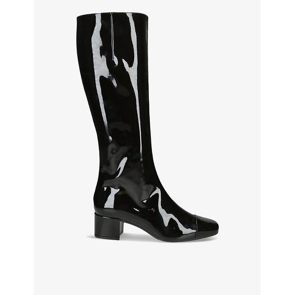 Carel Malaga patent-leather heeled knee-high boots