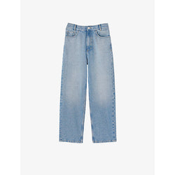  Sandro Bibi straight-leg low-rise jeans