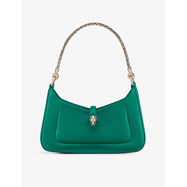 Bvlgari Serpenti Baia small leather shoulder bag | BVLGARI