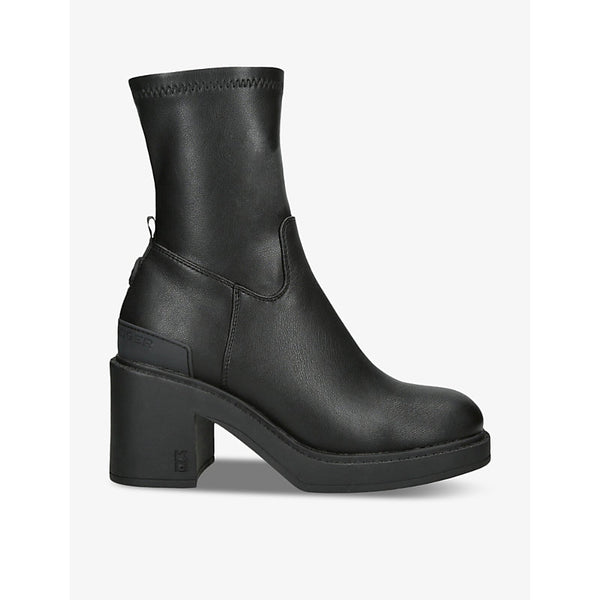 Kg Kurt Geiger Tate tonal-stitch faux-leather heeled ankle boots