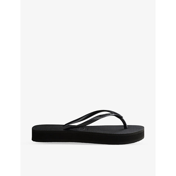 Havaianas Slim Flatform rubber flip flops