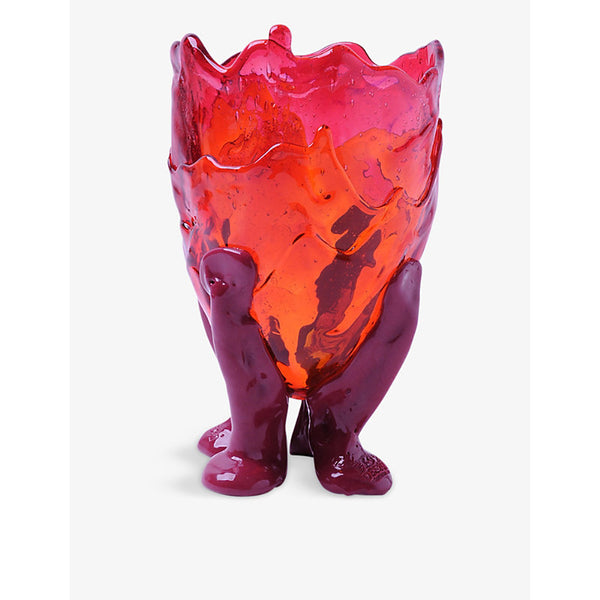 Corsi Design Fish Design Clear resin vase 26cm