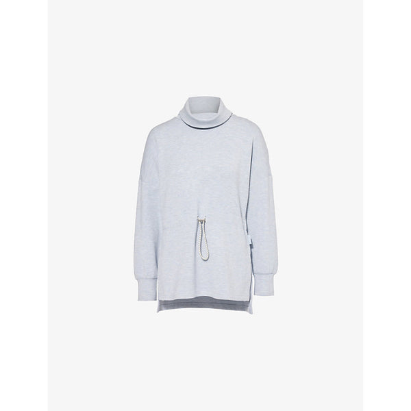 Varley Freya high-neck stretch-woven blend sweatshirt