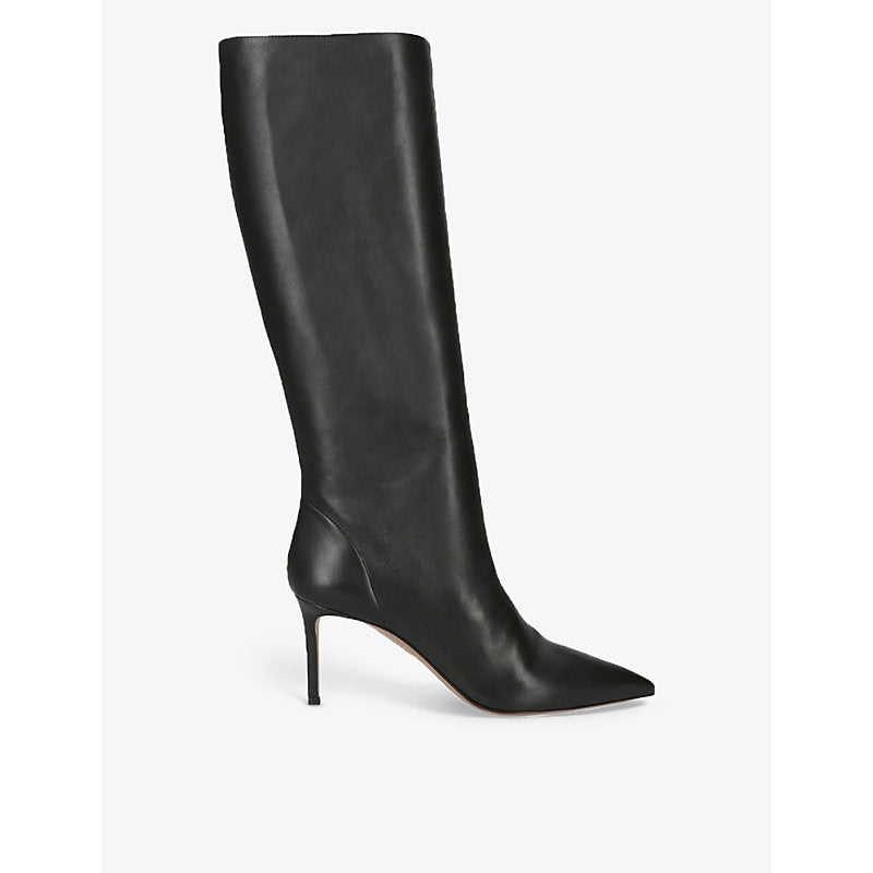 Aquazzura Matignon 75 knee-high leather heeled boots