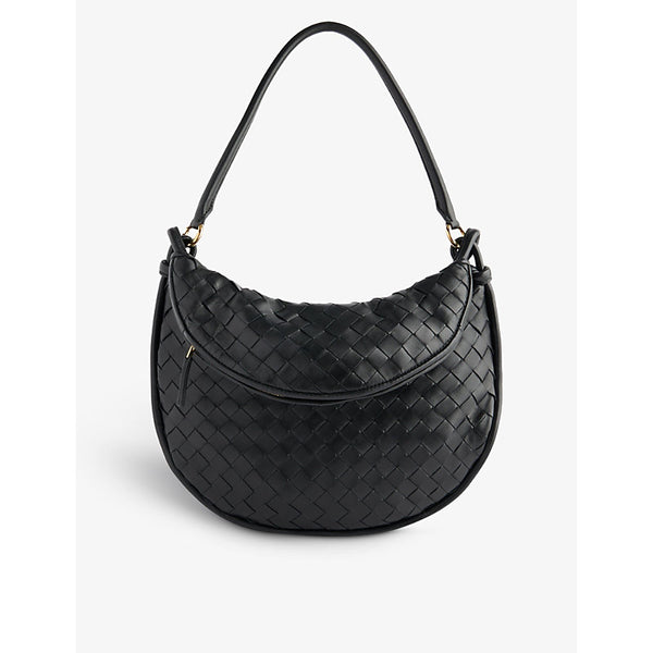 Bottega Veneta Intrecciato-weave small leather shoulder bag