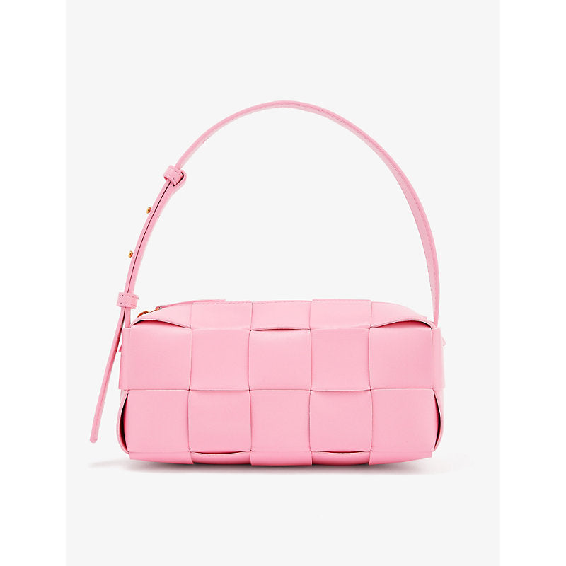 Bottega Veneta Brick Cassette intrecciato leather shoulder bag | BOTTEGA VENETA