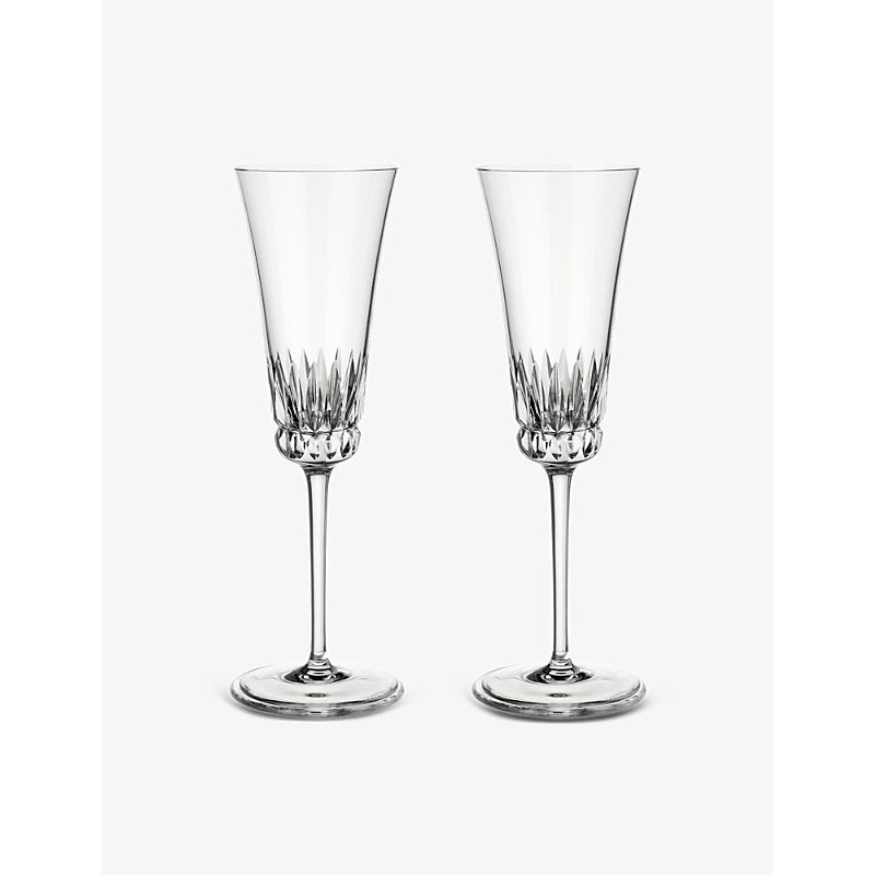 Villeroy & Boch Grand Royal crystal-glass champagne flute set of two