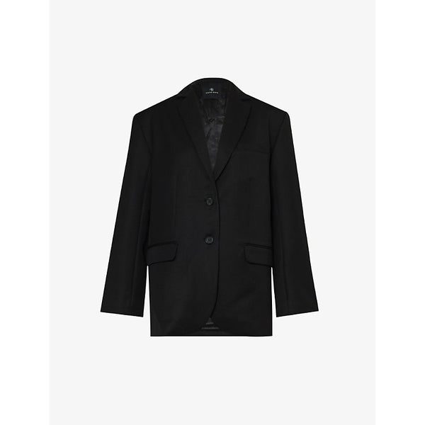  Anine Bing Quinn single-breasted wool blazer