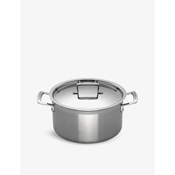 Le Creuset 3-ply stainless-steel deep casserole dish 24cm